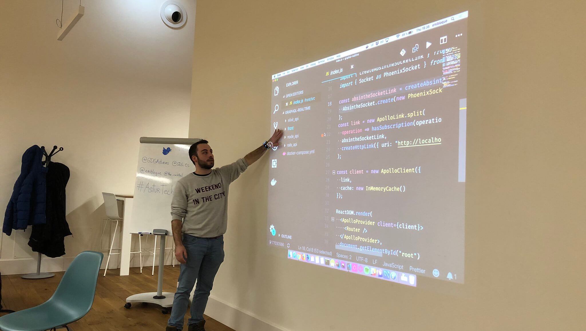 Me pointing to code